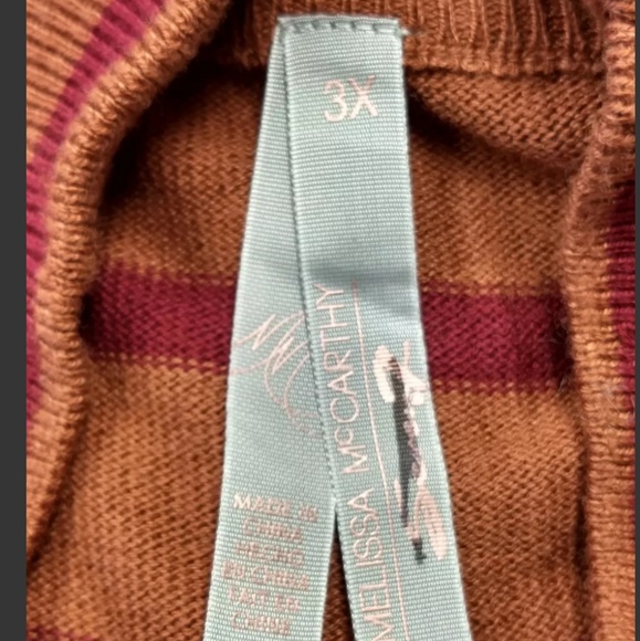 NWOT 3X Melissa McCarthy Turtleneck Sweater   BP31 - Picture 4 of 5